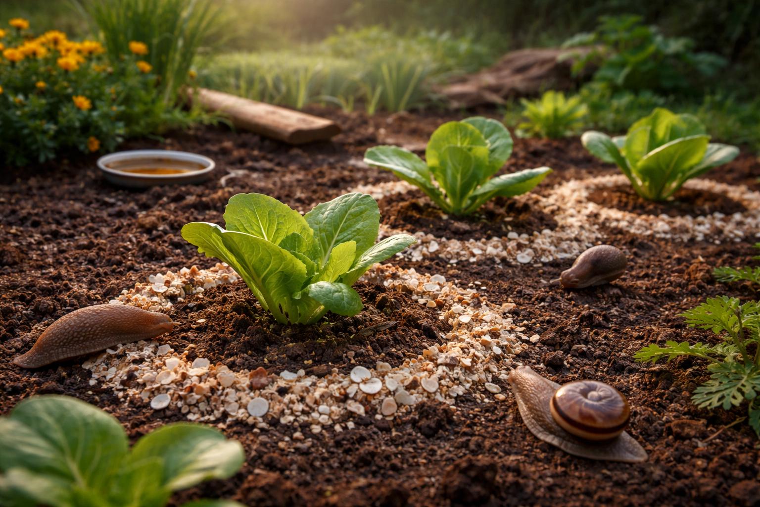 6 starych, działających trików na ślimaki wiosną. Ocal swoje rozsady