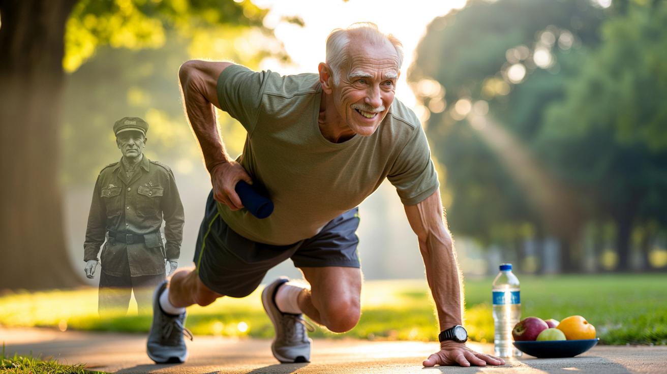 86-latek zdradza prosty nawyk z wojska, który trzyma go w świetnej formie