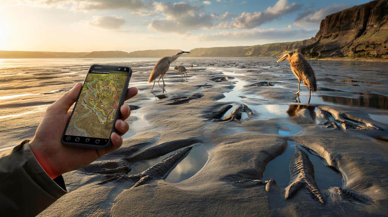 AI czyta ślady dinozaurów jak Google Maps i widzi w nich ptaki