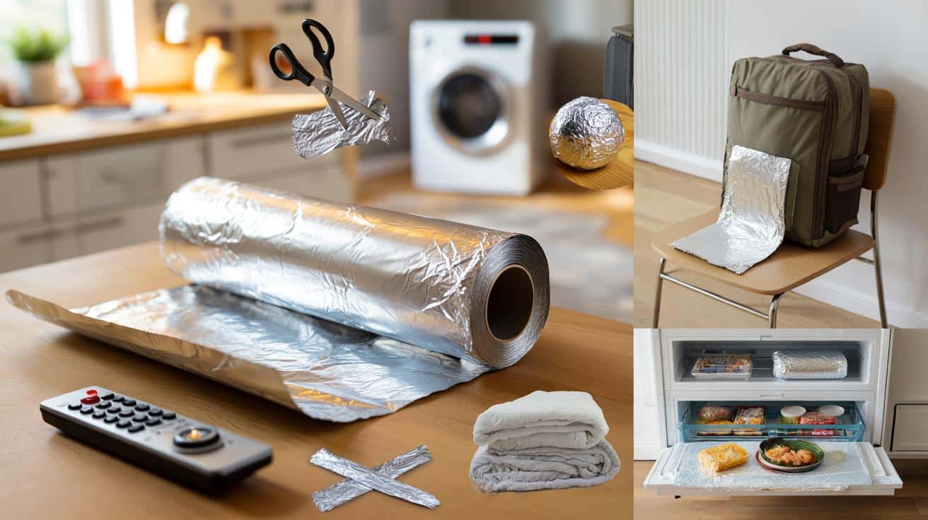 Aluminiowa folia ratuje domowe sytuacje: 7 trików, które naprawdę działają