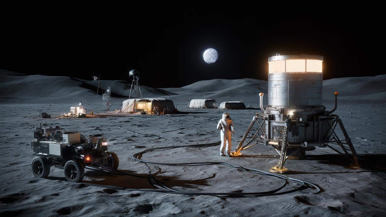 Amerykanie chcą mieć działający reaktor atomowy na Księżycu już przed 2030 rokiem