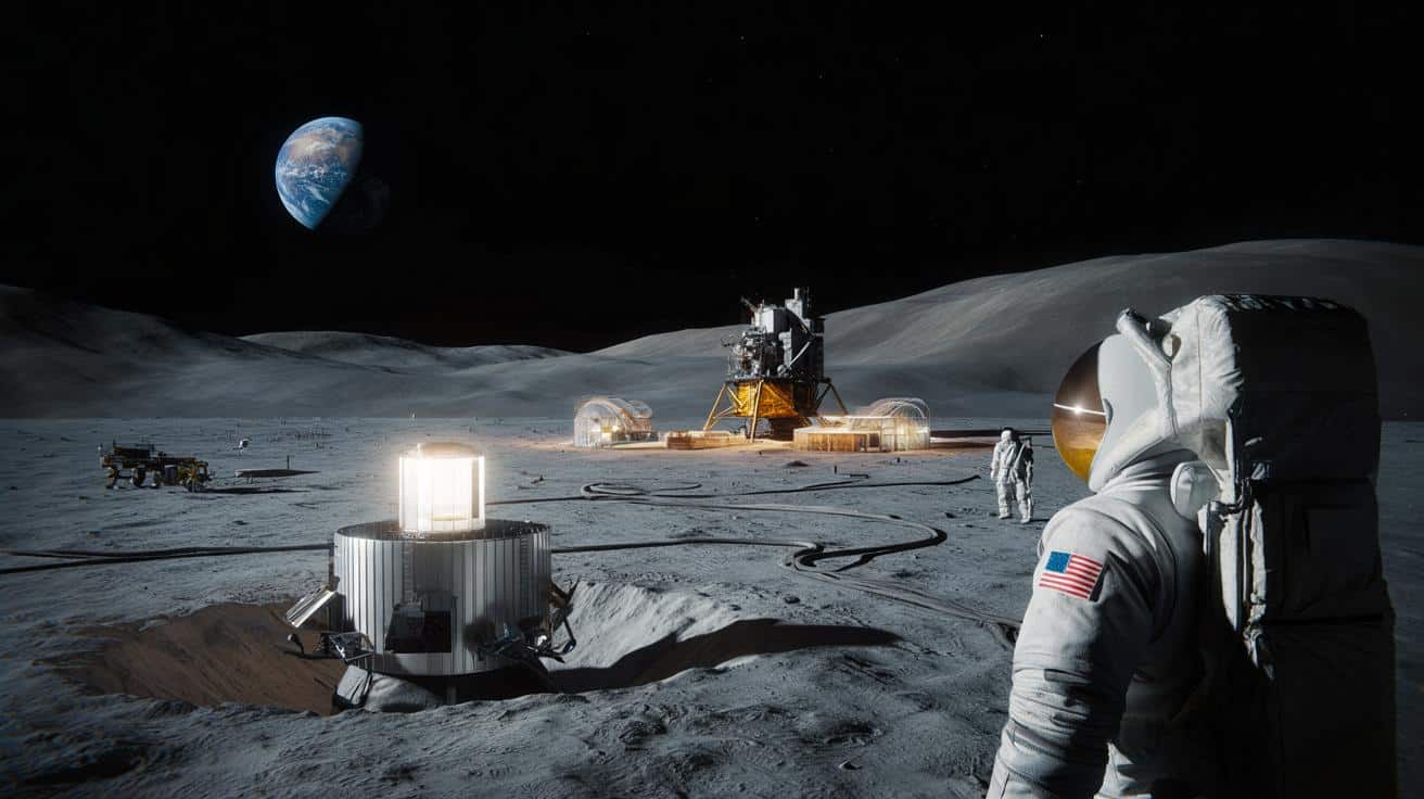 Amerykański reaktor atomowy na Księżycu przed 2030 rokiem. Po co USA ta moc?