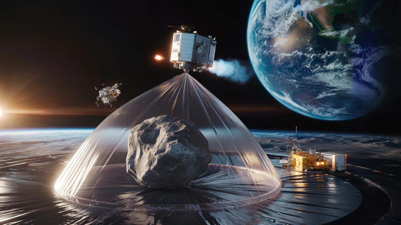 Amerykański start‑up chce holować asteroidy w gigantycznych „workach” na orbitę Ziemi