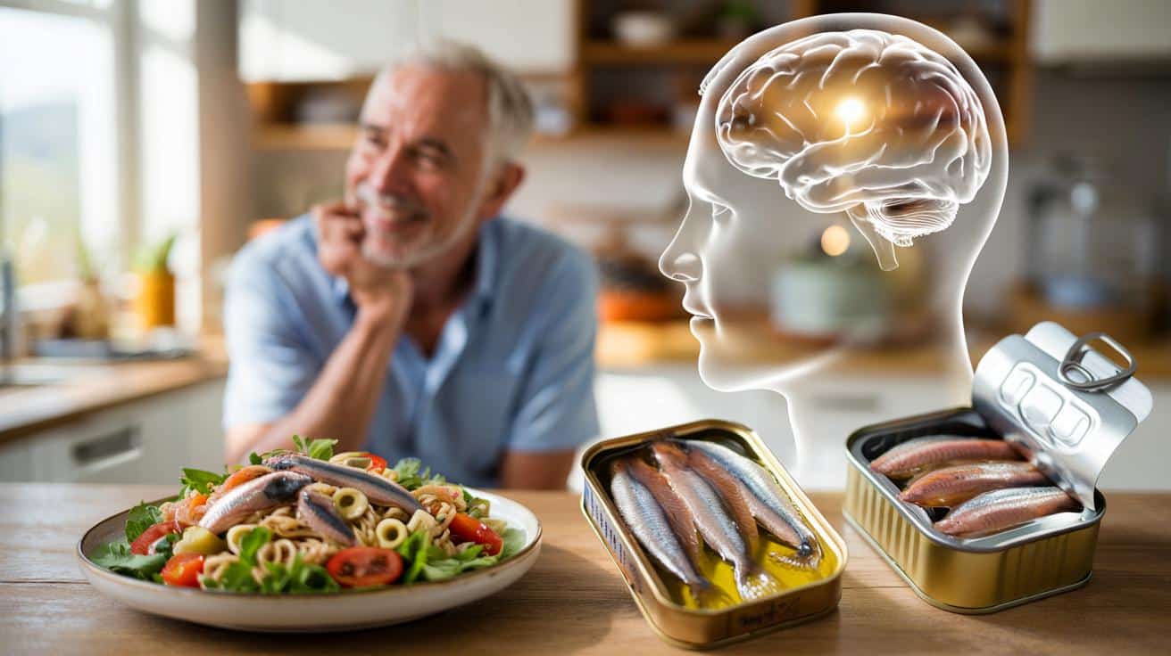 Anchois zamiast tuńczyka z puszki? Lekarz wyjaśnia, co dzieje się z mózgiem po 50.