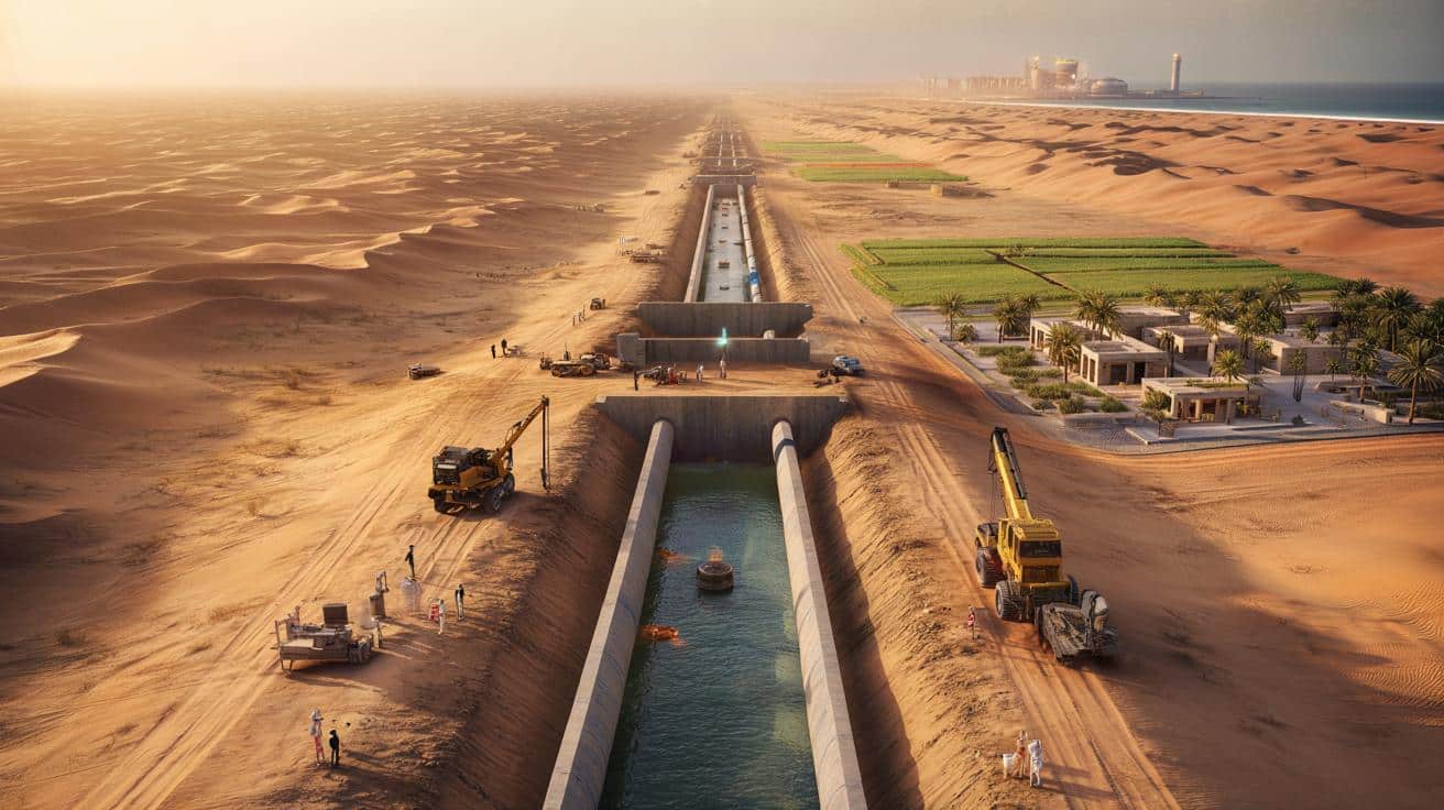 Arabia Saudyjska kopie „podziemną rzekę”, by napoić pustynię