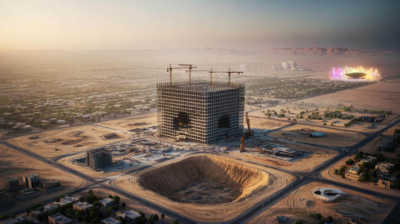 Arabia Saudyjska przyhamowuje szalony projekt Mukaab. Co dalej z „miastem w kostce”?