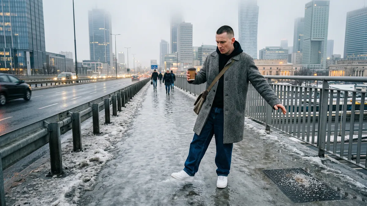 Gdy temperatura krąży wokół zera: skąd się biorą nagłe zwroty pogody i kiedy na drodze robi się naprawdę ślisko