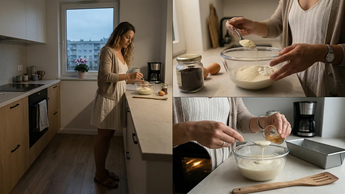 Jak upiec puszysty mannik na kefirze: wieczorne 3 minuty i prosty sekret