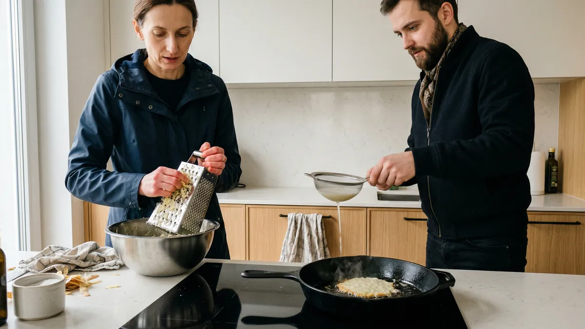 Jak zrobić chrupiące draniki bez mąki – sekret z dna miski