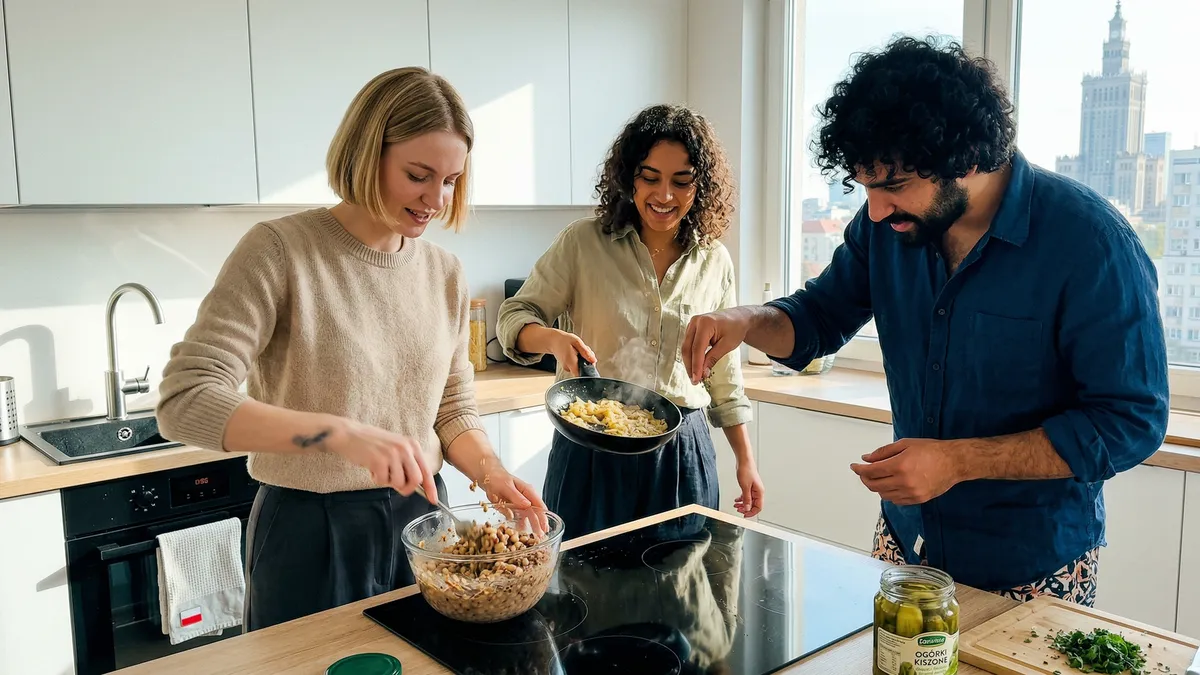 Lekka jak mus pasta z fasoli z jabłkiem i orzechami: 4 kroki, które wydobywają smak
