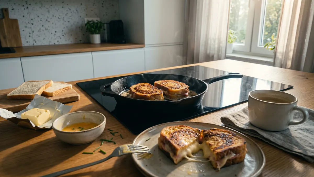 Tosty jak z małej kawiarni: chrupiąca skórka i roztopiony środek w 5 minut