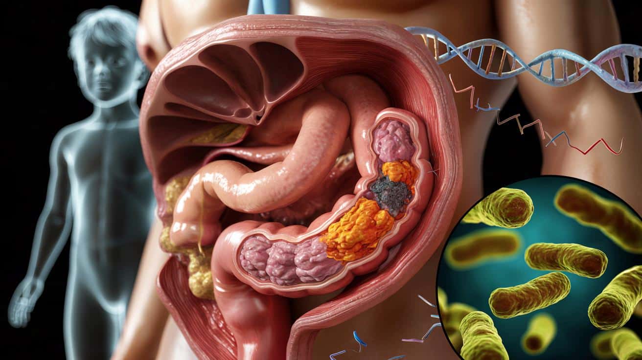 Bakteria z dzieciństwa może latami „podpalać” raka jelita grubego