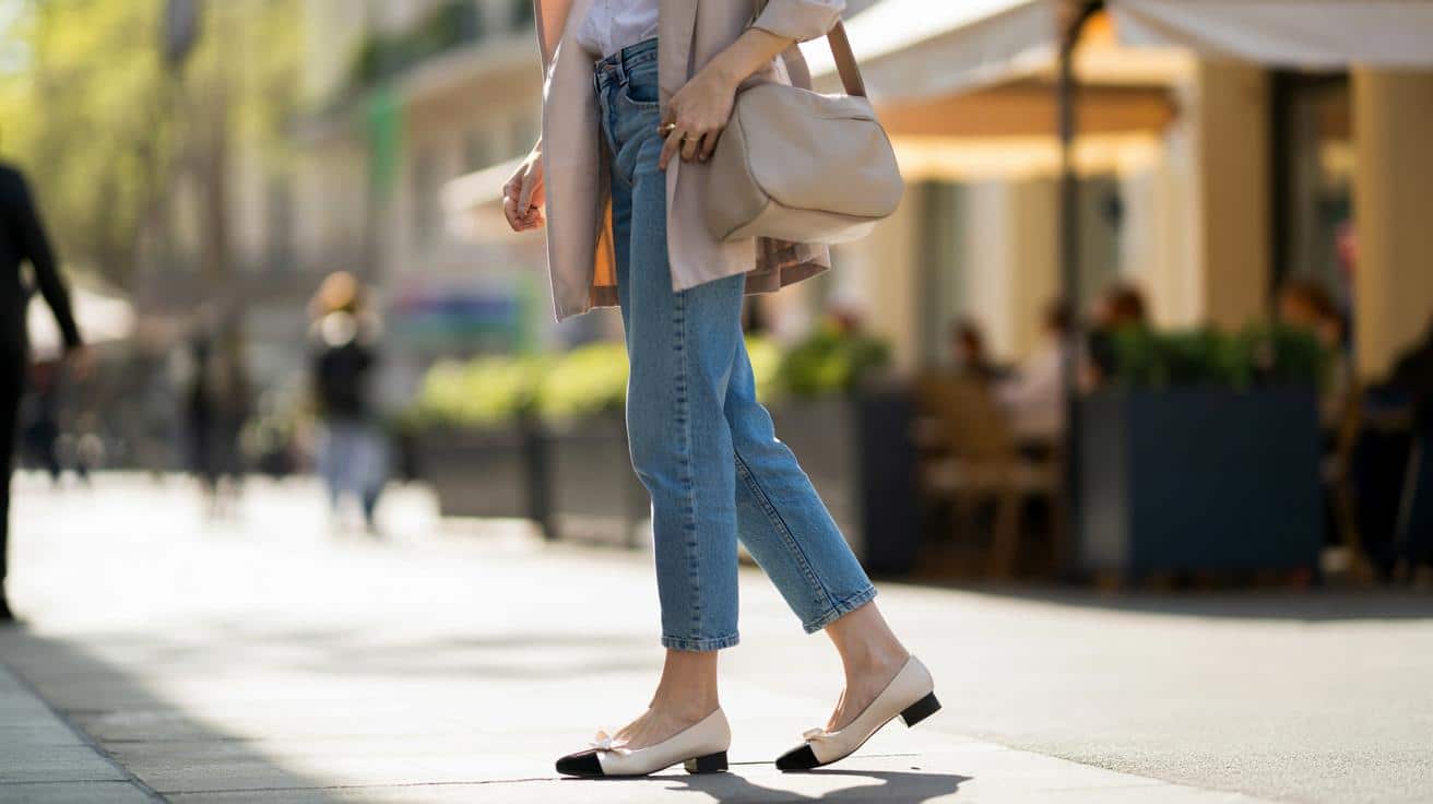 Baleriny, które odmładzają każdy jeans tej wiosny. Ten model robi różnicę