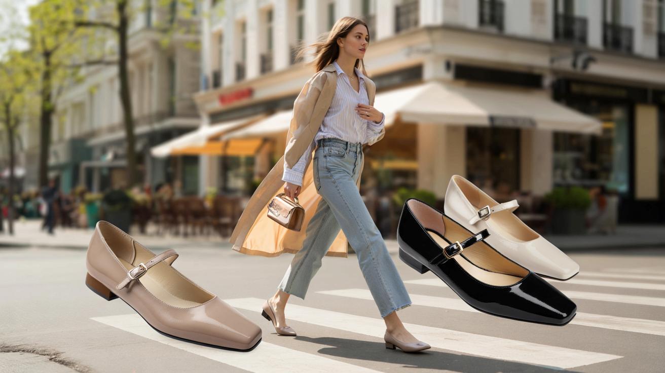 Baleriny z paseczkiem wracają na salony. Ten model zdominuje wiosnę