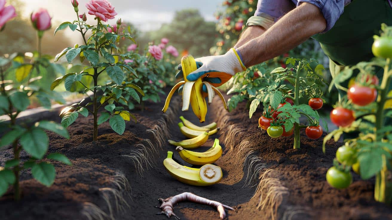 Dlaczego ogrodnicy zakopują banany w ziemi i jakie przynosi to efekty