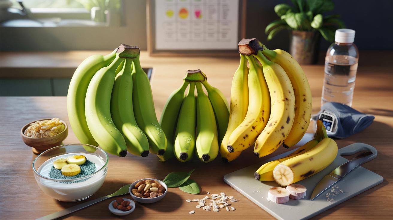 Banany zielone czy dojrzałe: która opcja naprawdę bardziej służy zdrowiu?