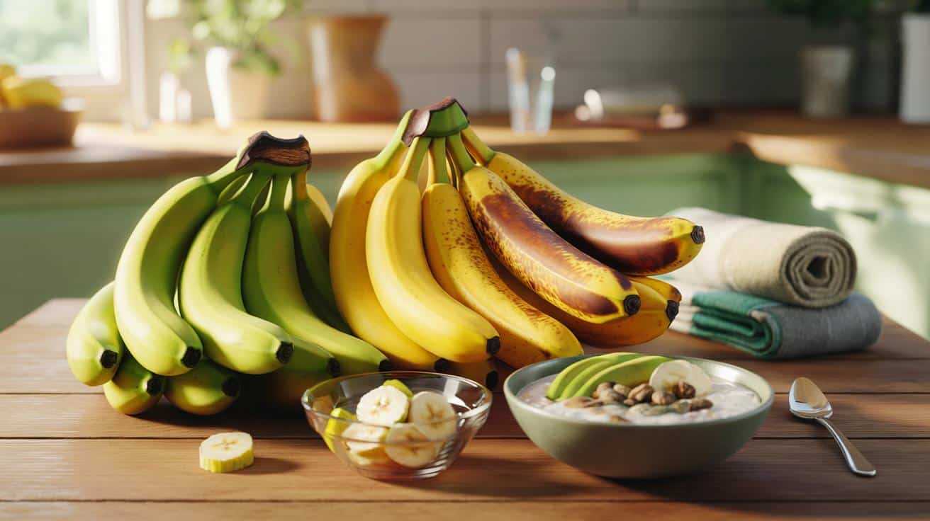 Banany zielone czy dojrzałe: która wersja naprawdę służy zdrowiu?