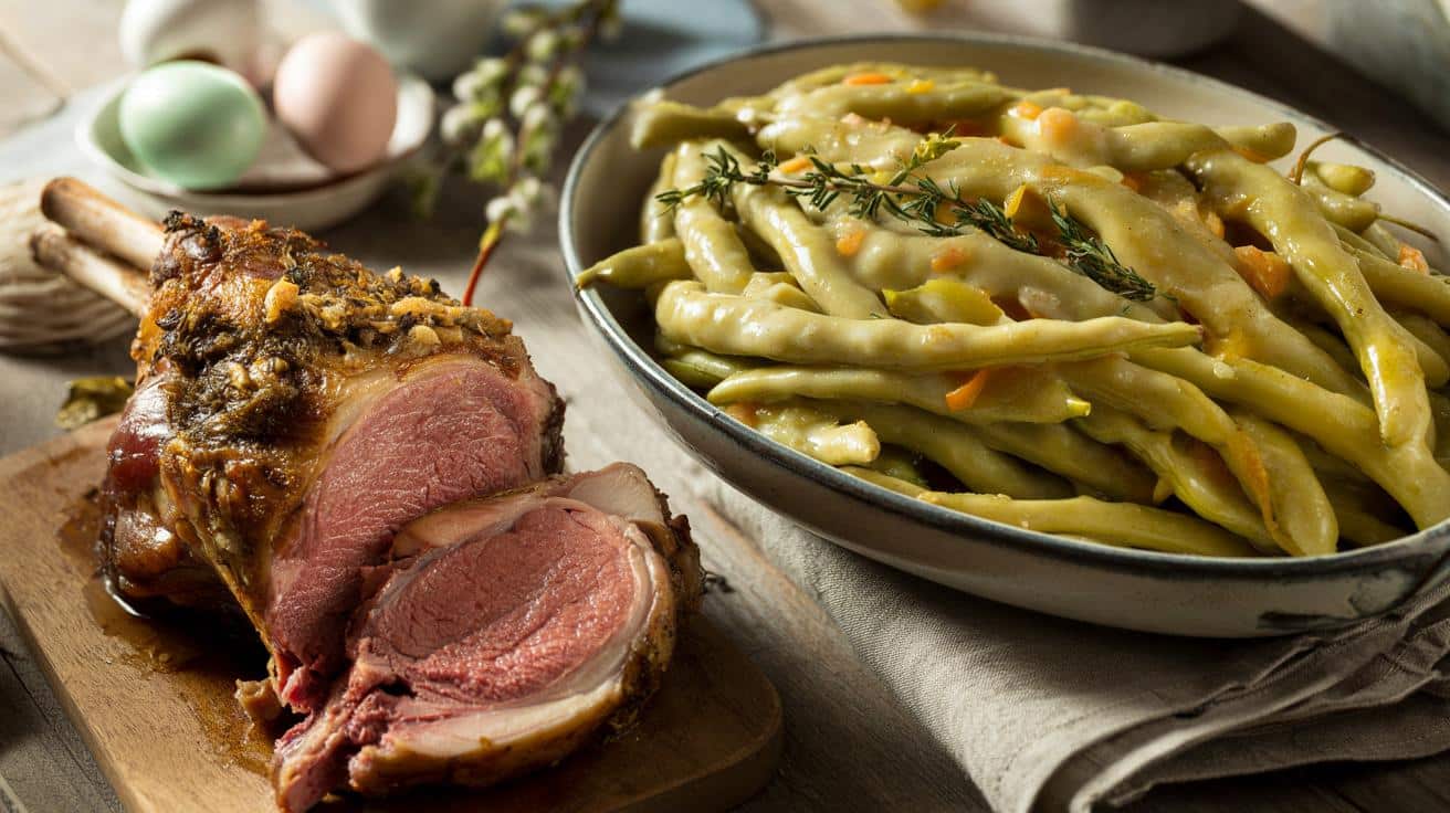 Baranek z zieloną fasolką na Wielkanoc: klasyk, który ma genialny sens