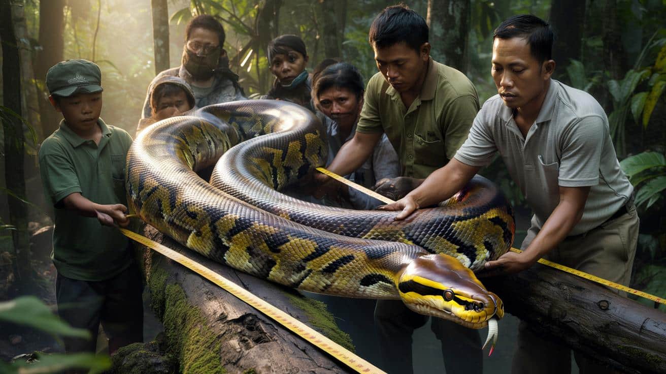 „Baronessa” z Sulawesi: najdłuższy dziki wąż w historii pomiarów