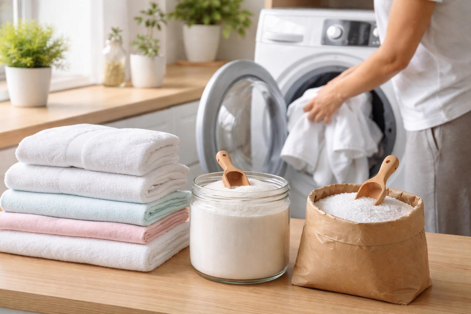 Białe pranie bez chemii z drogerii: soda czy perkarbonat tlenowy?