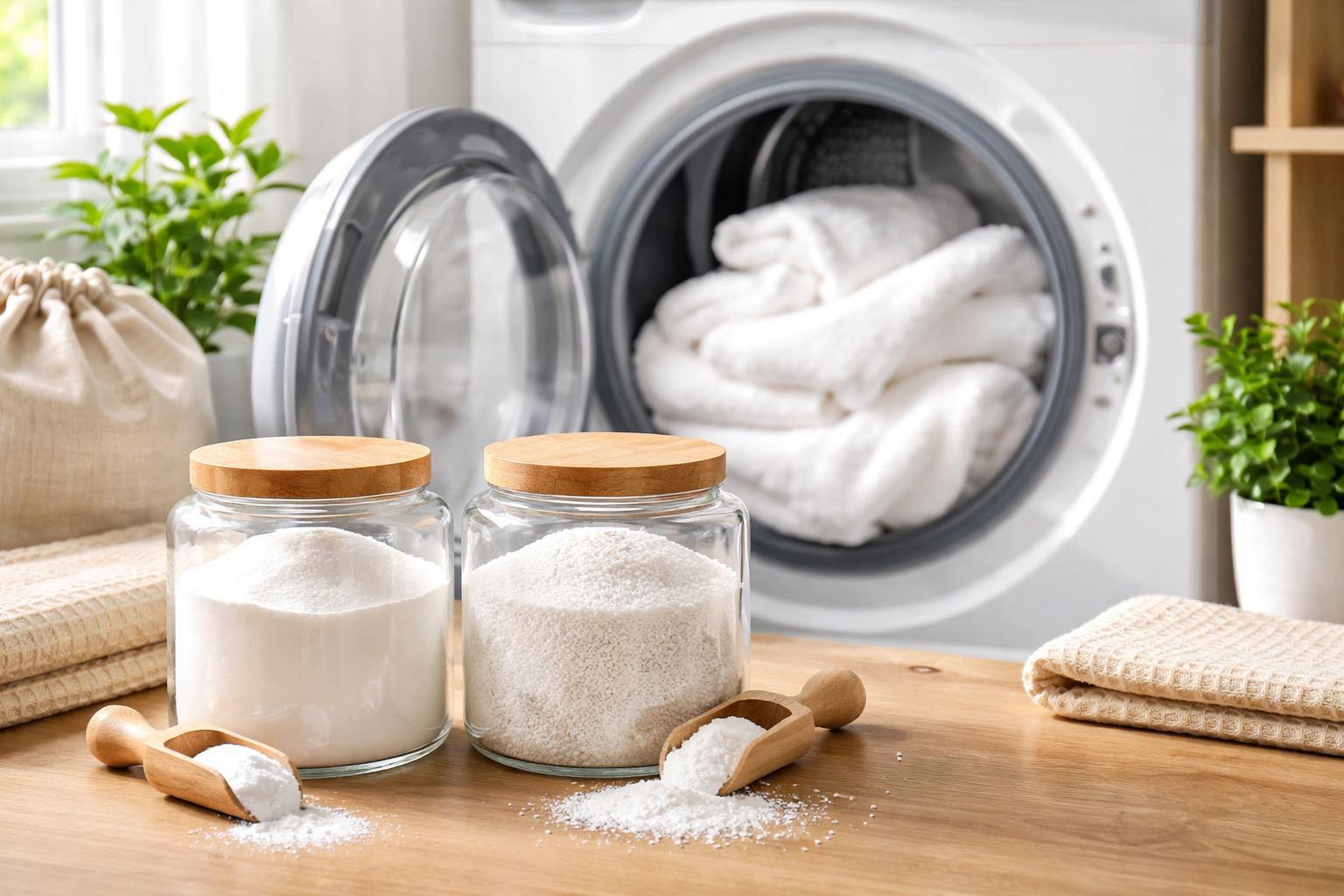 Białe pranie bez chemii z marketu: soda oczyszczona czy nadwęglan sodu?