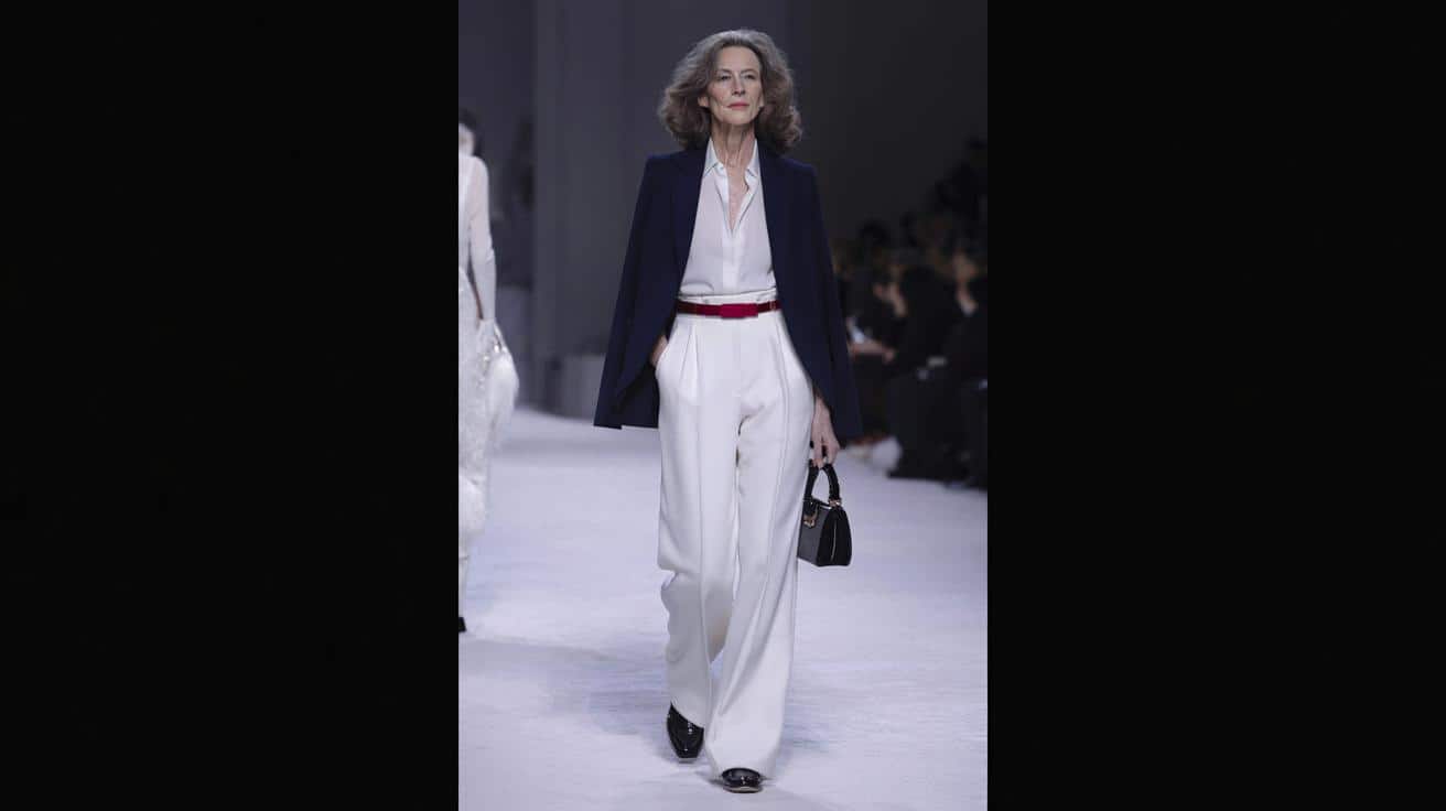 Biały hit na pokazie Chanel: jak spodnie Inès de la Fressange podkradły całe show