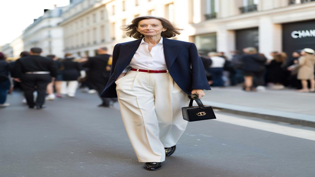 Biały klasyk wraca na salony: jak Inès de la Fressange nosi spodnie Chanel