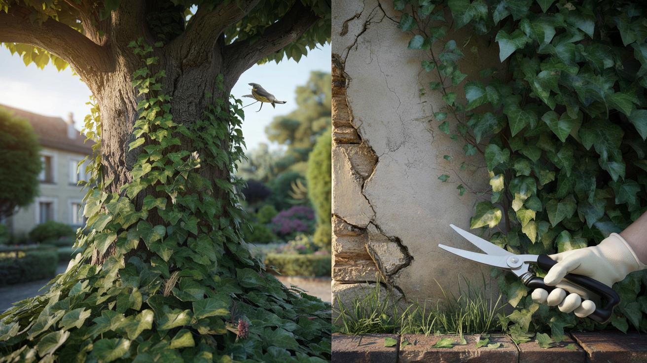 Bluszcz na drzewach i ścianach: chroni czy niszczy? Eksperci prostują mity