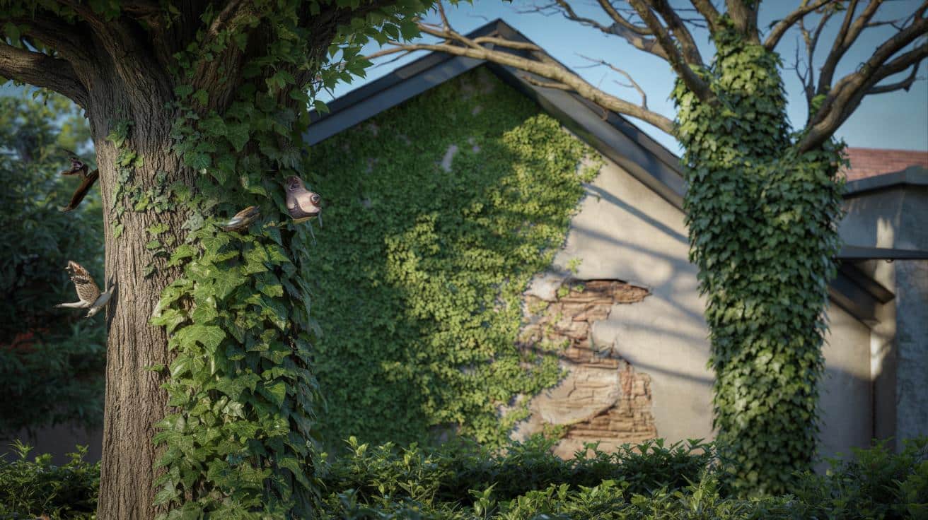 Bluszcz na drzewach i ścianach: usuwać czy zostawić? Ogrodnicy rozwiewają wątpliwości