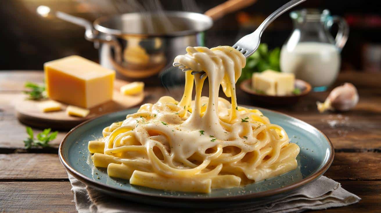 Błyskawiczna kremowa pasta serowa: kolacyjny hit z 1 garnka