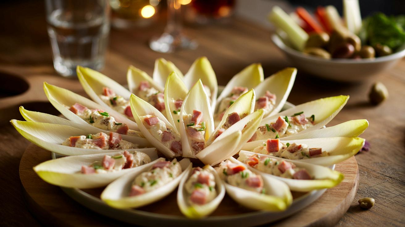 Błyskawiczne łódeczki z cykorii i szynki: hit na niespodziewane wizyty