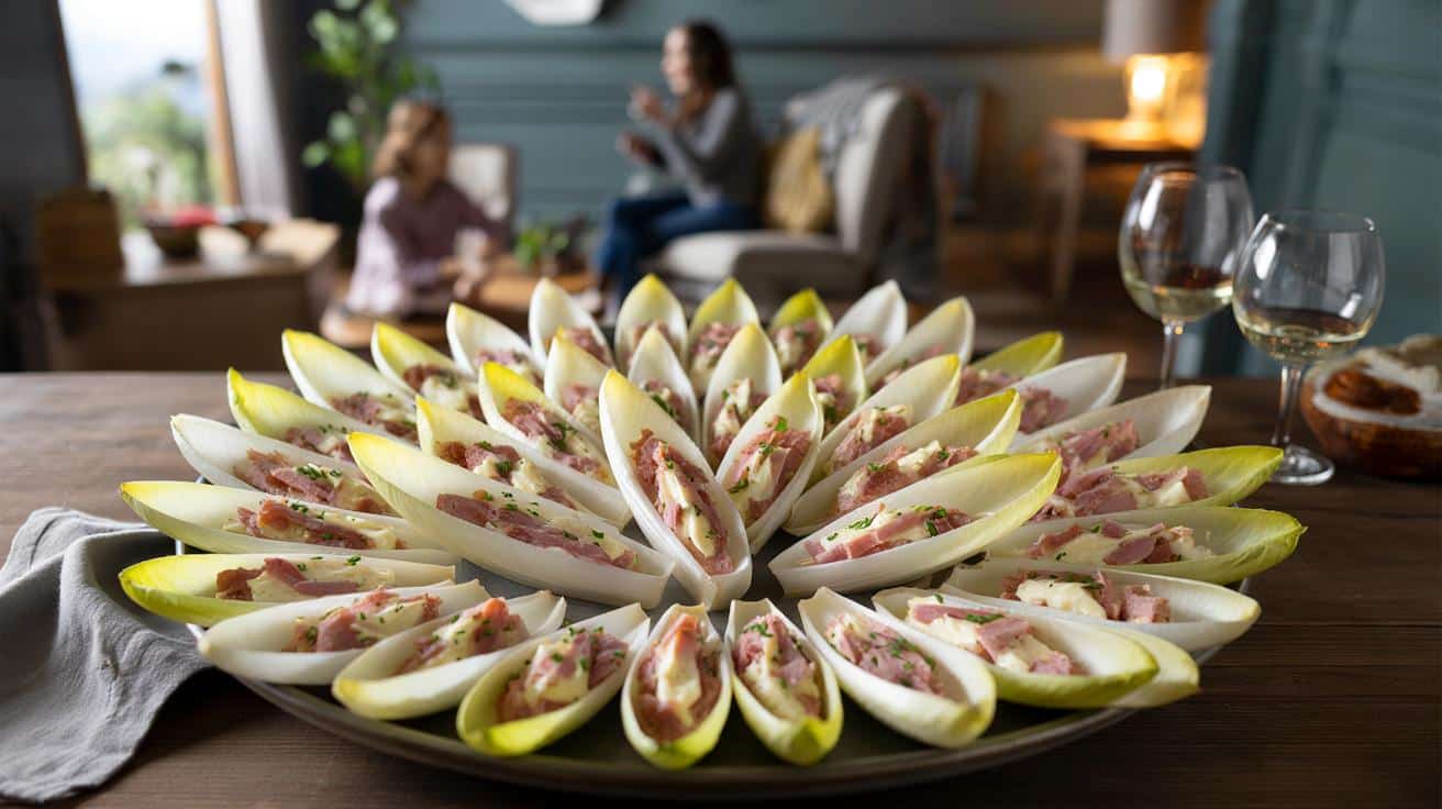 Błyskawiczne łódeczki z endywii i szynki – idealne na niespodziewanych gości