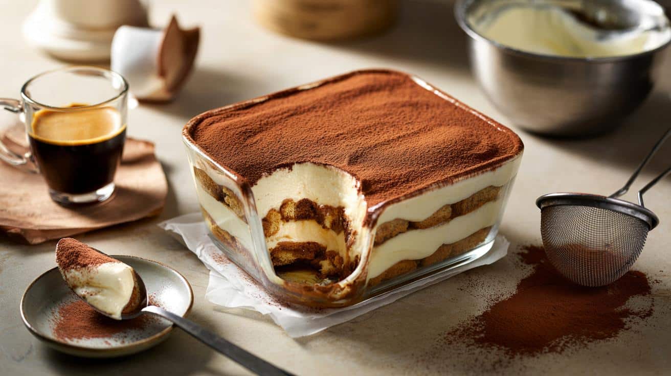 Błyskawiczne tiramisu bez jajek w 10 minut. Przepis szefa kuchni dla leniwych