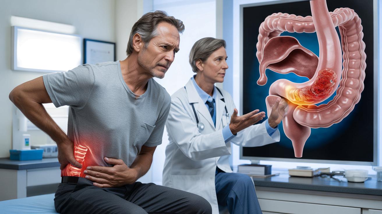 Ból pleców a rak jelita grubego? Lekarz wyjaśnia, kiedy się bać