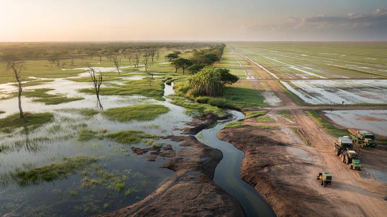 Brazylijskie bagna, które trzymają w ryzach klimat. Rolnictwo może je wysuszyć