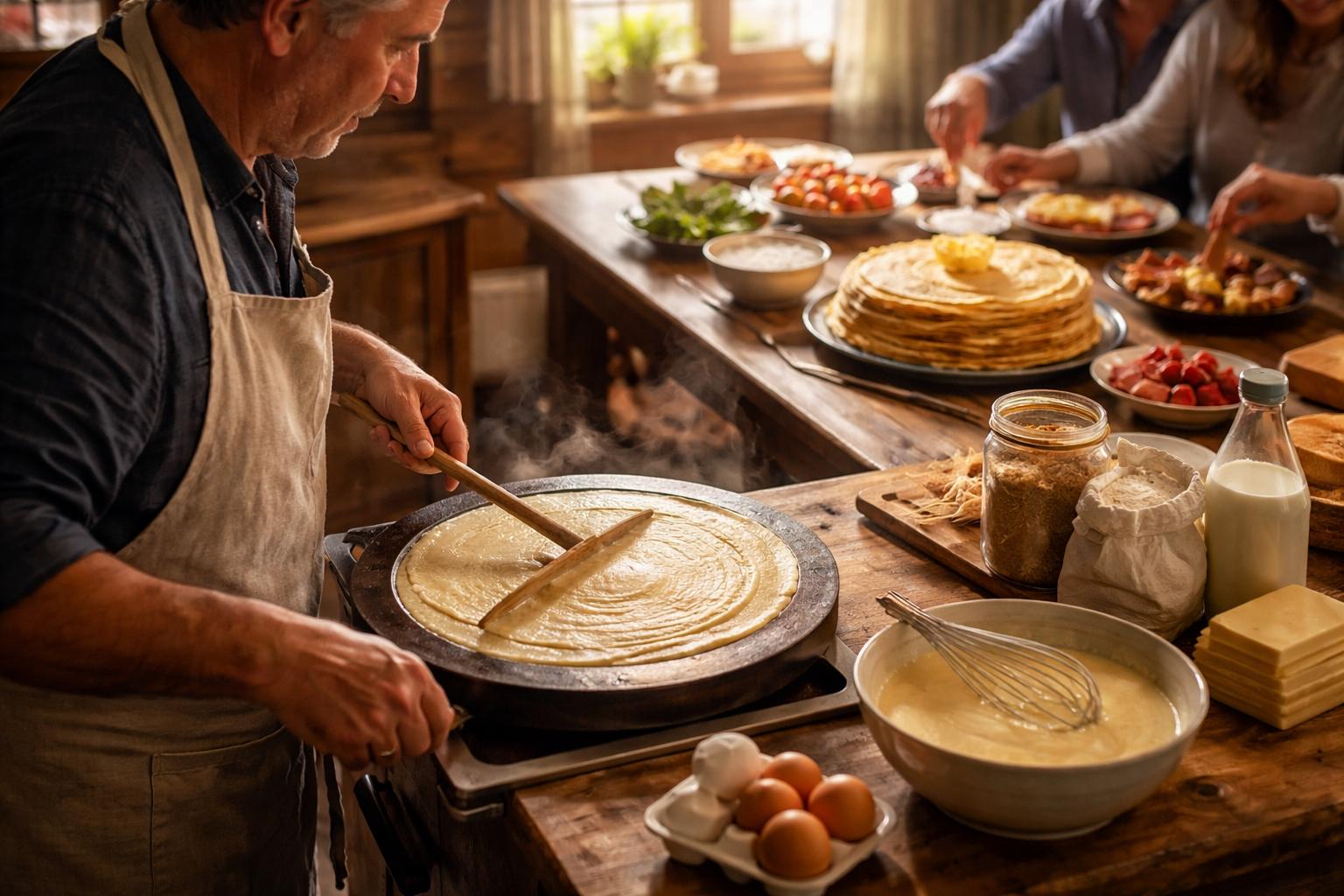 Bretoński mistrz zdradza patent na idealne naleśniki: prosto, cienko i jak z rodzinnej biesiady