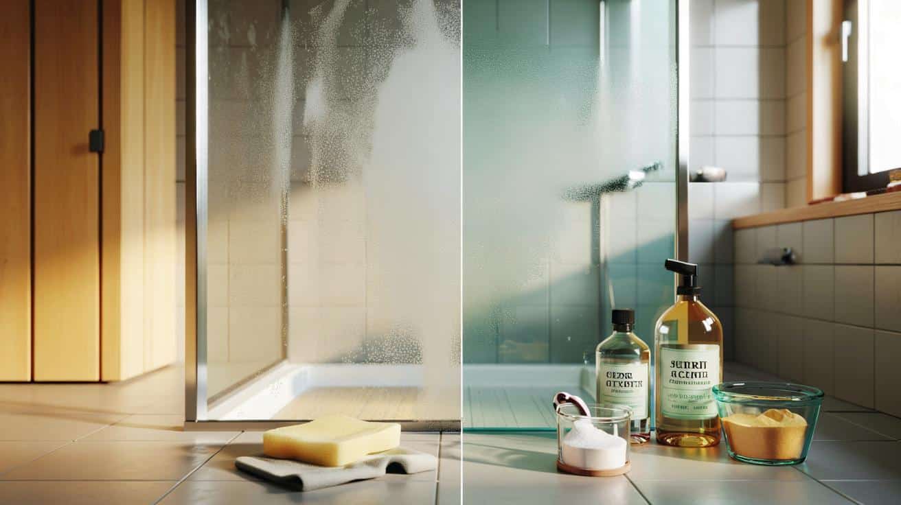 Brudna kabina prysznicowa? Te 3 składniki z kuchni czyszczą szkło jak nowe