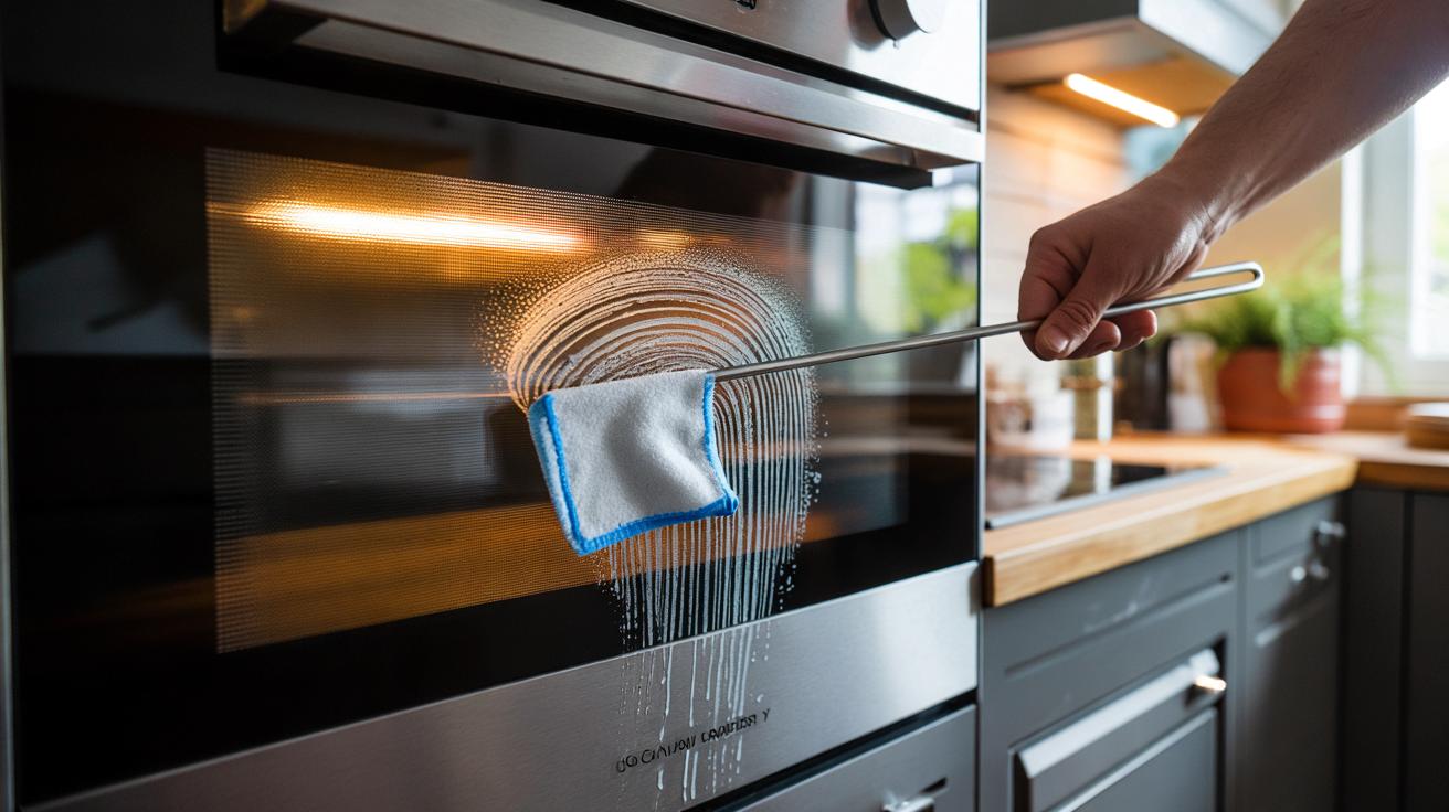 Brudna szyba piekarnika? Ten prosty trik czyści ją bez rozkręcania drzwi
