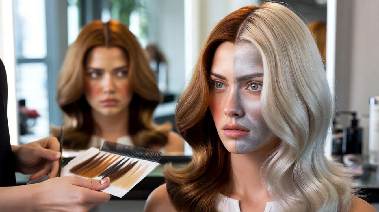 Brunetka u fryzjera: ten modny odcień blondu brutalnie postarza twarz