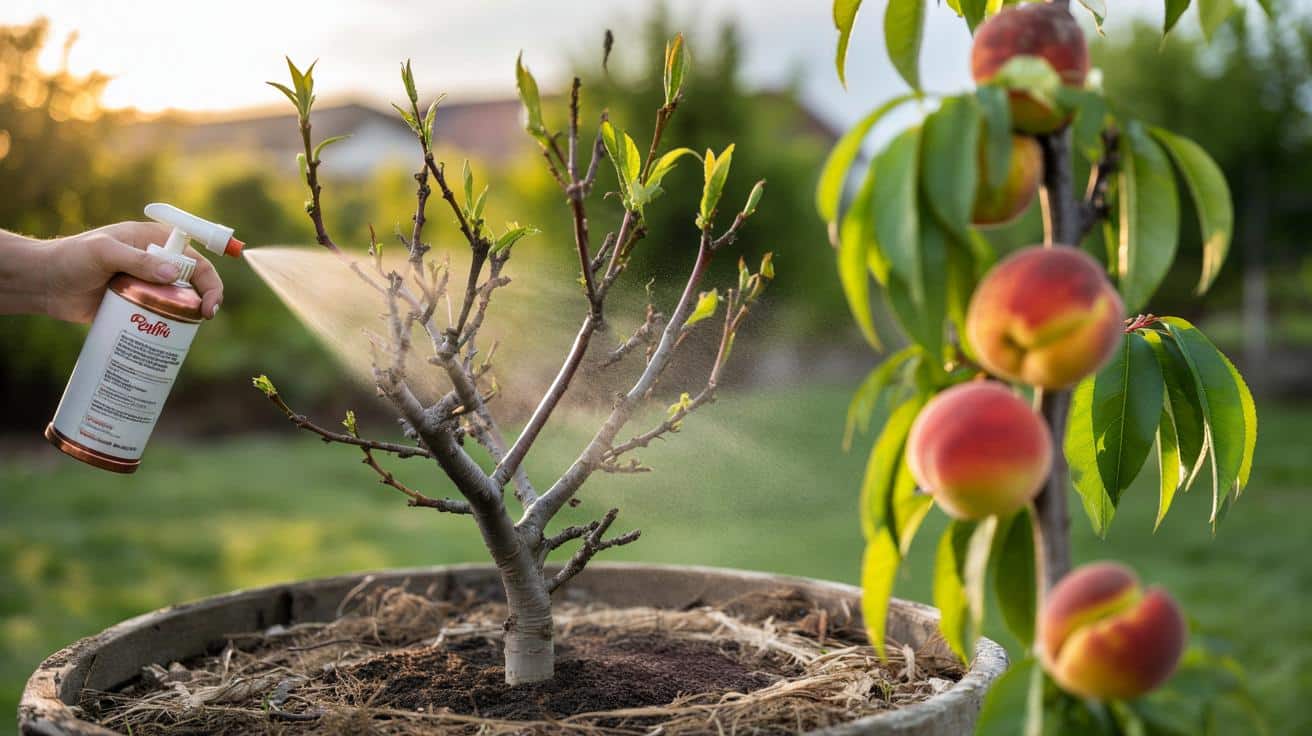 Brzoskwinia bez pękających liści: jedno proste wsparcie ratuje plony