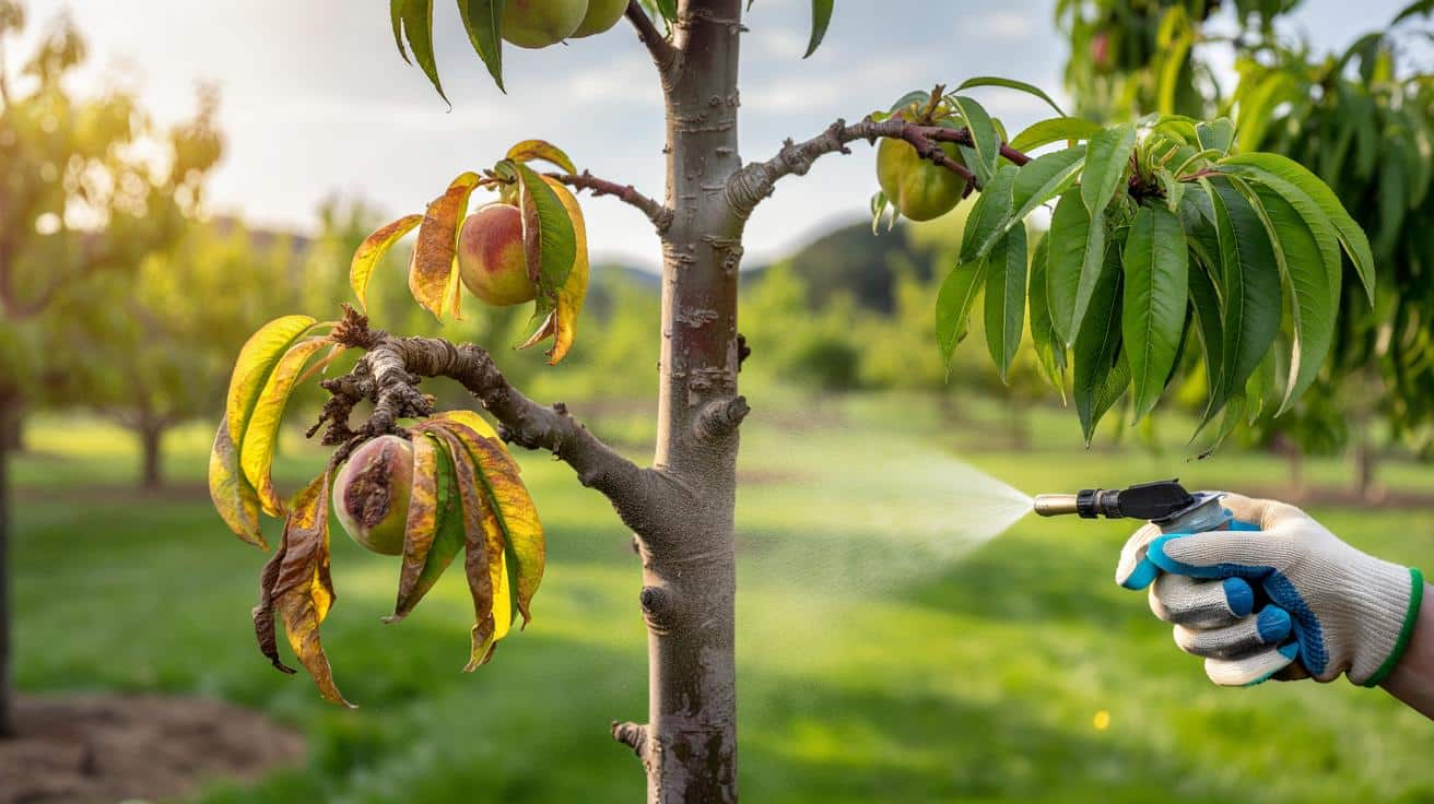 Brzoskwinia pod atakiem: jedno proste rozwiązanie ratuje drzewo przed chorobą liści