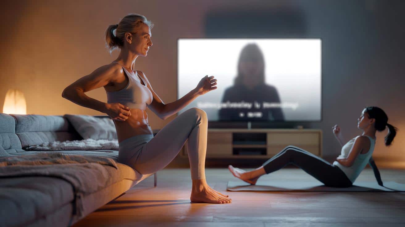 Brzuch znika, a ty oglądasz serial: 4 proste ruchy z kanapy