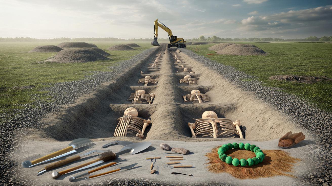 Budowa linii energetycznej odsłoniła cmentarz sprzed 4500 lat. Naukowcy przecierają oczy