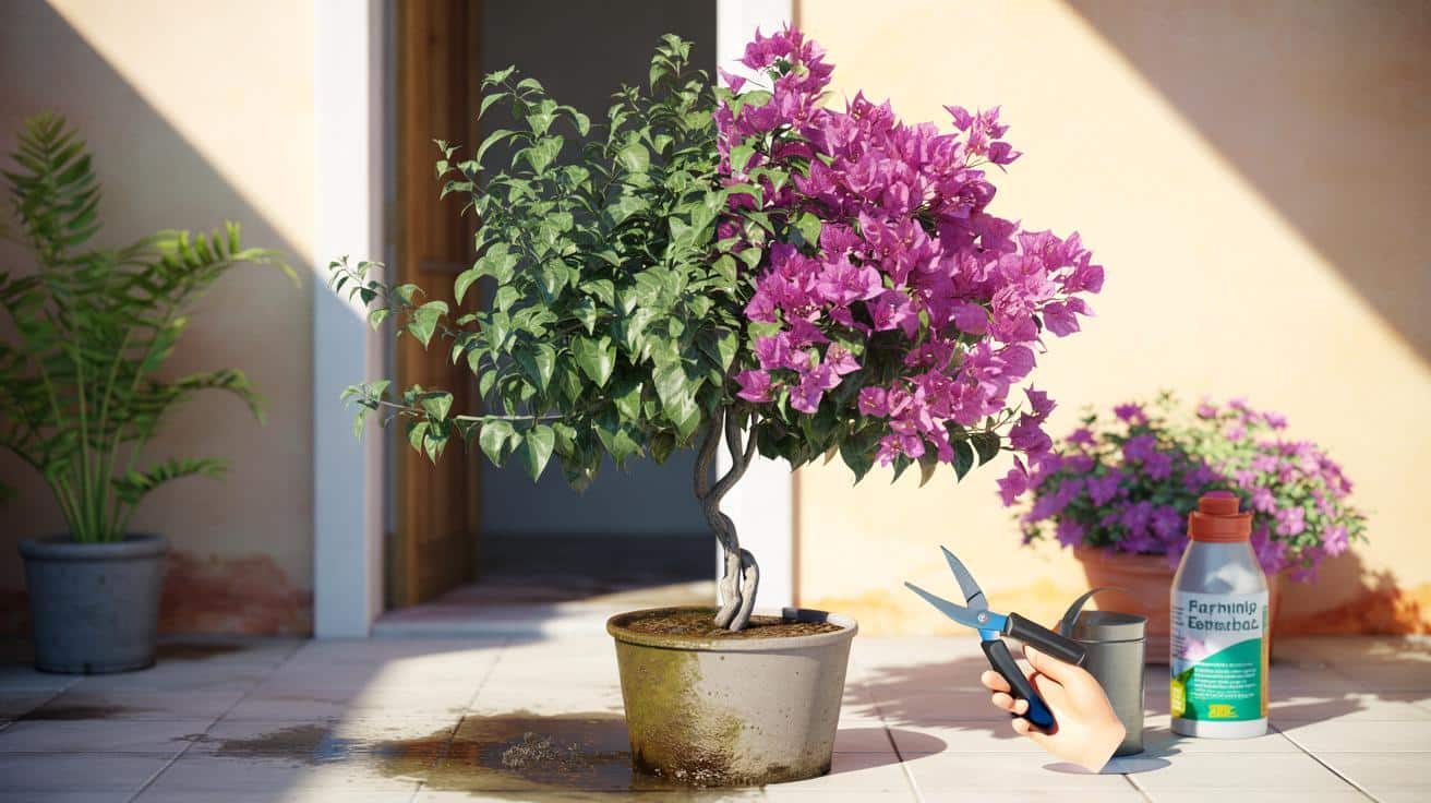 Bugenwilla nie kwitnie? Trzy proste kroki, które obudzą ją do życia