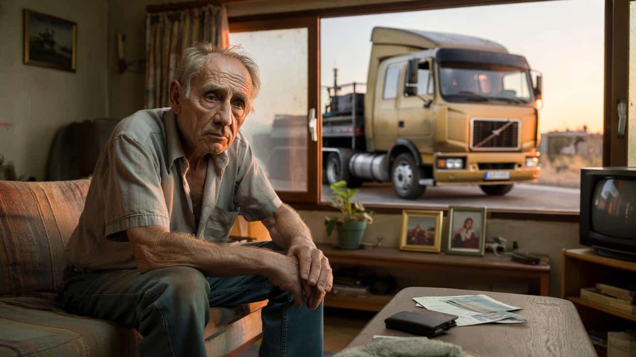 Byłem kierowcą ciężarówki całe życie. Tyle dostaję na emeryturze