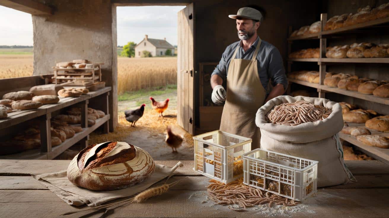 Były bankier hoduje robaki z odpadów po mące. Jego chleb już nigdy nie będzie taki sam