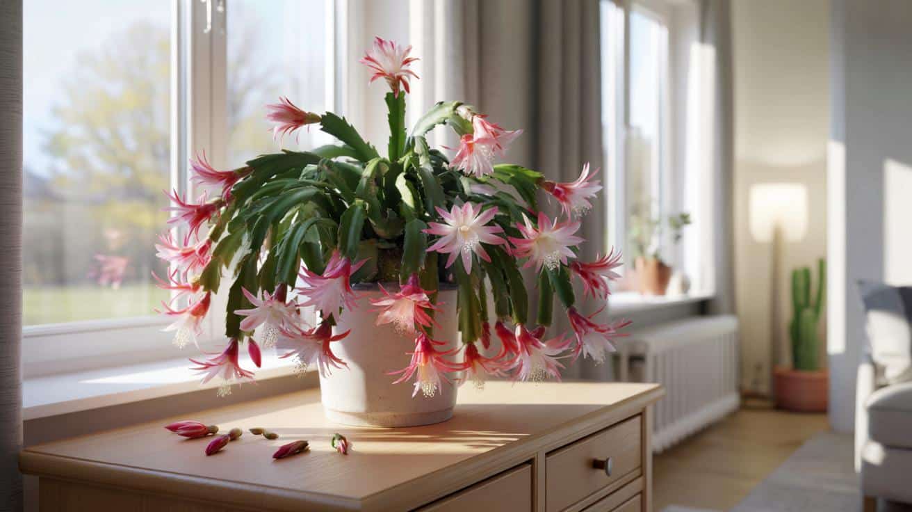 Cactus wielkanocny w marcu: jeden błąd i wszystkie pąki lecą