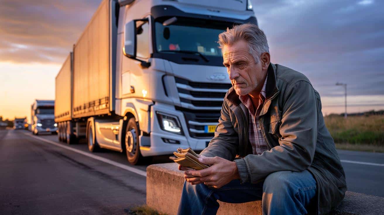 Całe życie za kółkiem tira. Jaka emerytura czeka kierowcę ciężarówki?