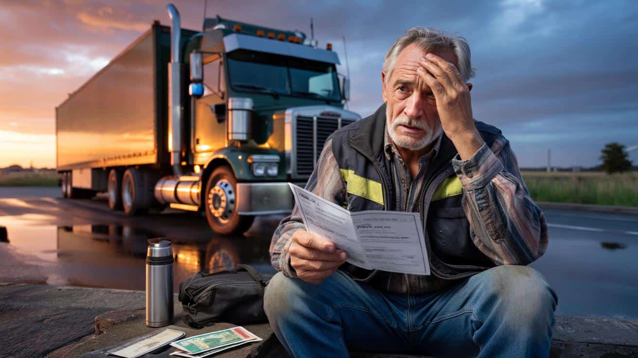 Całe życie za kółkiem tira. Zobaczył emeryturę i złapał się za głowę