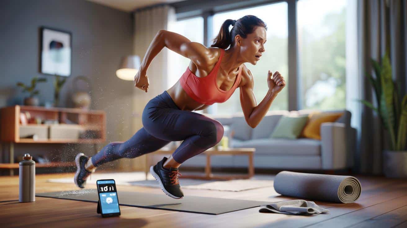 Cardio challenge w domu: 6‑minutowy trening, który naprawdę męczy